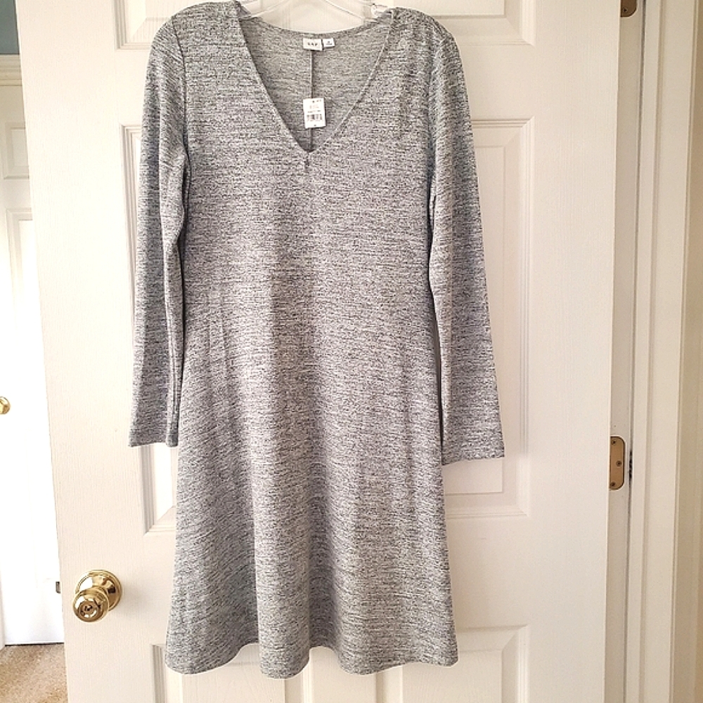 GAP Softspun Long Sleeve Dress - Picture 2 of 6